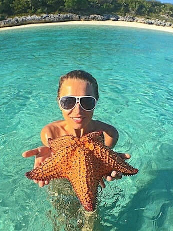Nautistyles, star fish, sea star, victoria chalaya, bahamas